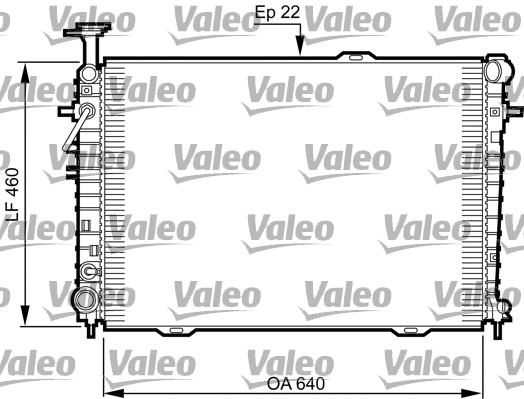 Radiator, engine cooling (735542)