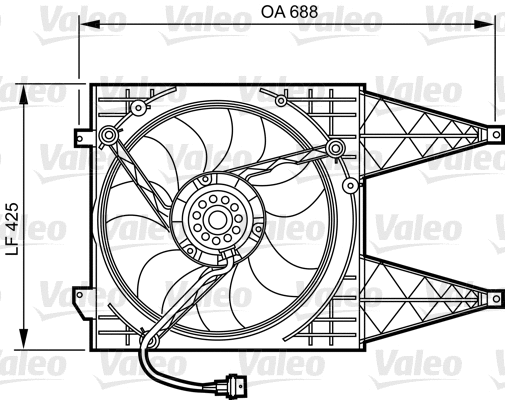 Fan, engine cooling (696375)