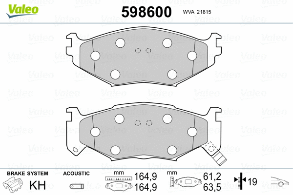 Brake Pad Set, disc brake