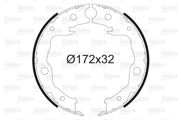 Brake Shoe Set, parking brake (564168)