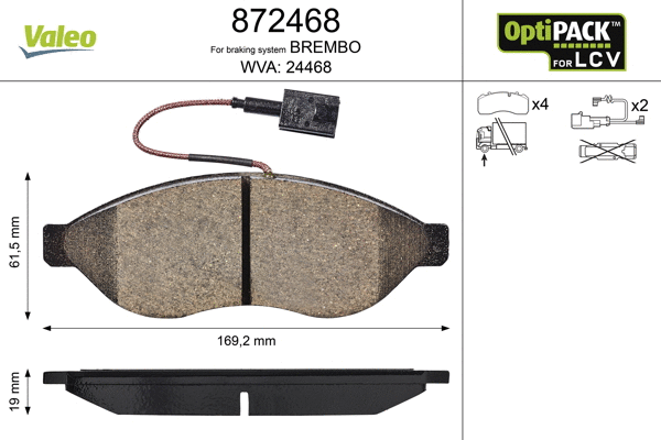 Brake Pad Set, disc brake