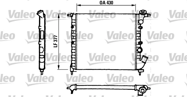 Radiator, engine cooling (730055)