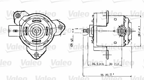 Electric Motor, radiator fan (698317)