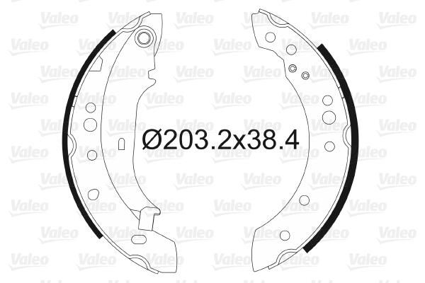 Brake Shoe Set (564105)
