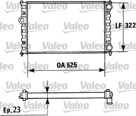 Radiator, engine cooling (730948)