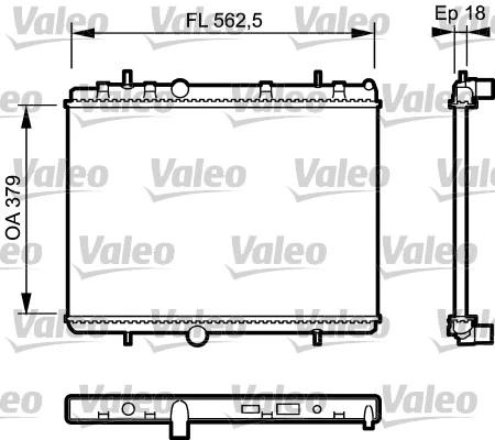 Radiator, engine cooling (735091)