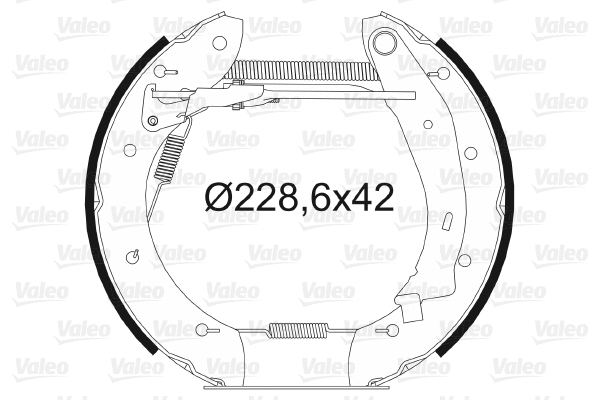 Brake Shoe Set (554608)