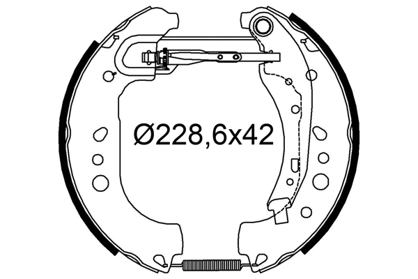 Brake Shoe Set (554951)
