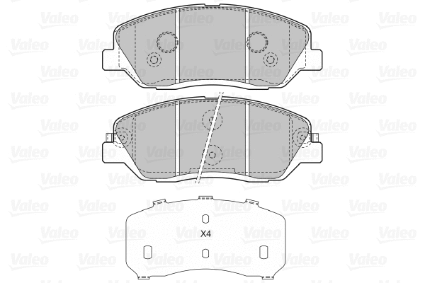 Brake Pad Set, disc brake (598937)