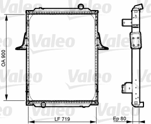 Radiator, engine cooling (733533)