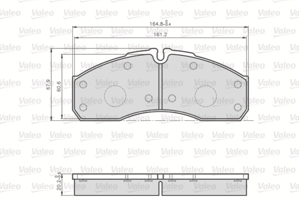 Brake Pad Set, disc brake (872160)
