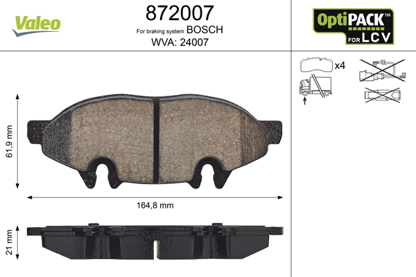 Brake Pad Set, disc brake
