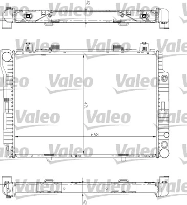 Radiator, engine cooling (732447)