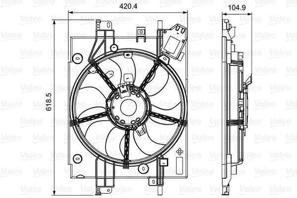 Fan, engine cooling (696550)