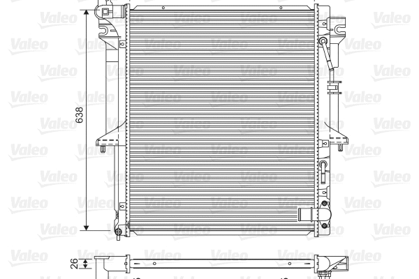 Radiator, engine cooling (701585)