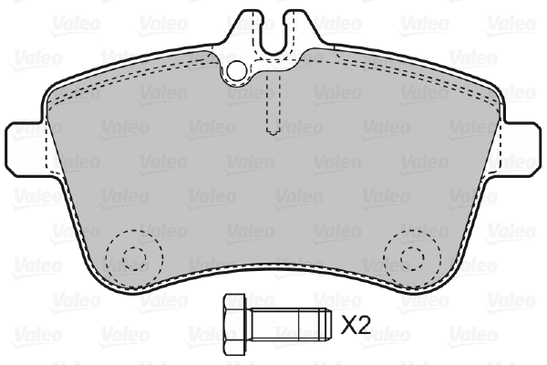 Brake Pad Set, disc brake (598795)