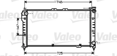 Radiator, engine cooling (734522)