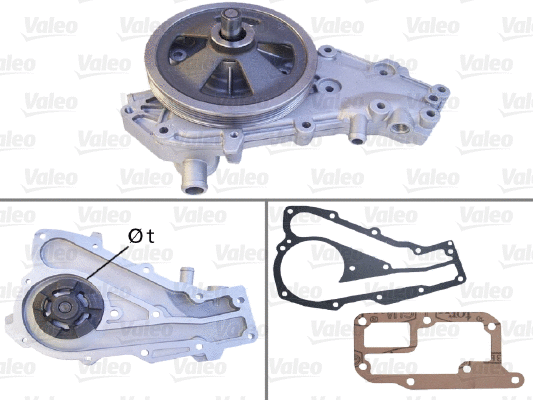 Water Pump, engine cooling (506599)
