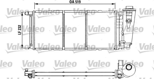 Radiator, engine cooling (730839)
