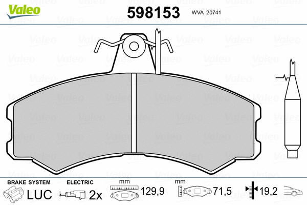 Brake Pad Set, disc brake