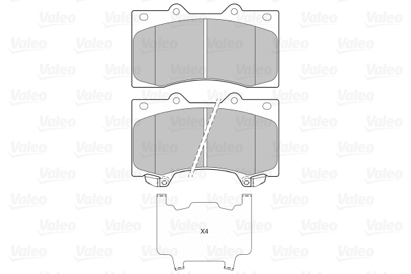 Brake Pad Set, disc brake (601400)