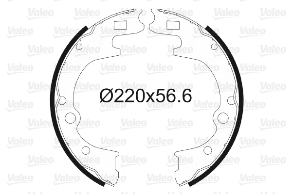 Brake Shoe Set (562757)