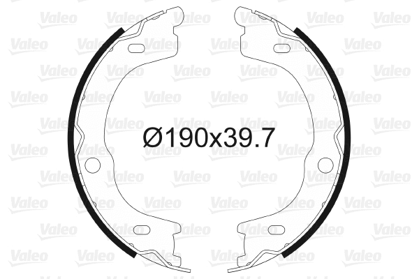 Brake Shoe Set, parking brake (564188)