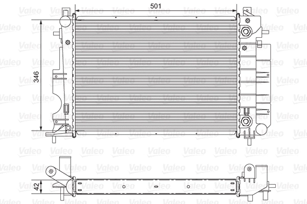 Radiator, engine cooling (732123)
