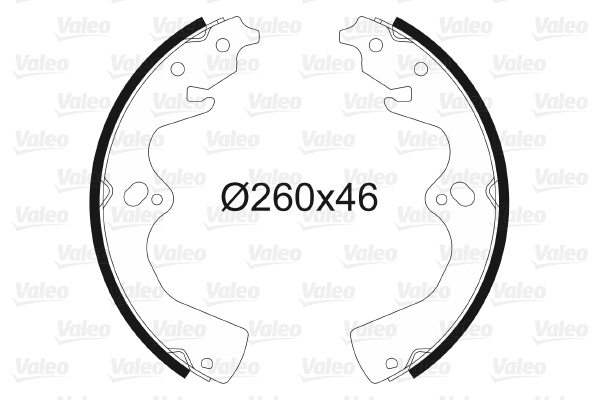 Brake Shoe Set (564026)