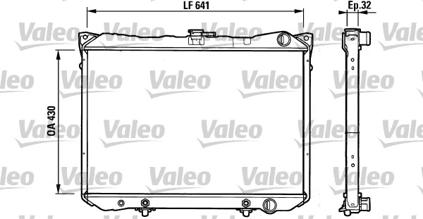 Radiator, engine cooling (731160)