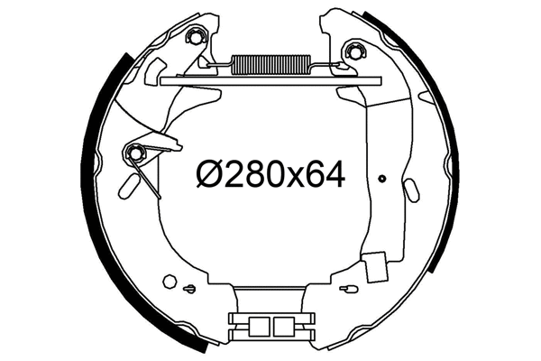 Brake Shoe Set (554925)