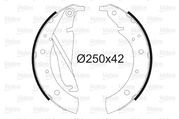 Brake Shoe Set (562522)
