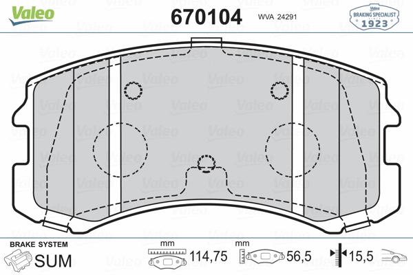 Brake Pad Set, disc brake