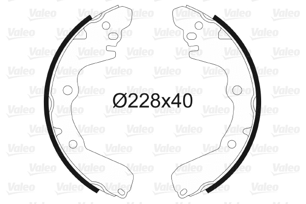 Brake Shoe Set (562613)