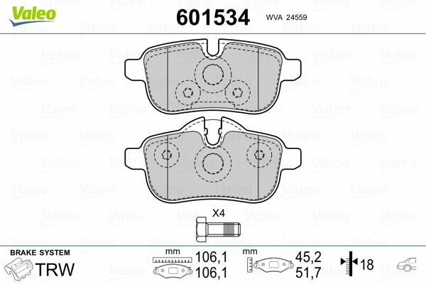Brake Pad Set, disc brake