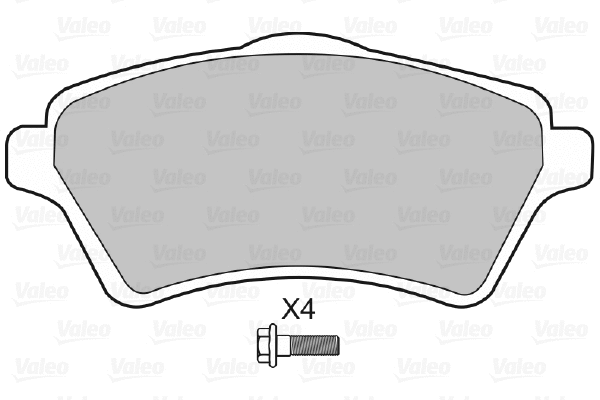 Brake Pad Set, disc brake (598514)