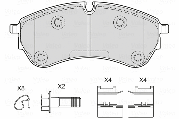 Brake Pad Set, disc brake (601762)