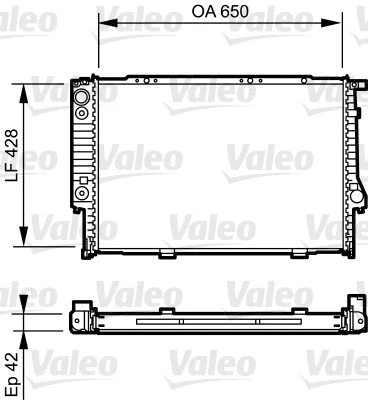 Radiator, engine cooling (734421)
