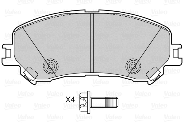 Brake Pad Set, disc brake (601596)