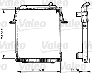 Radiator, engine cooling (733535)