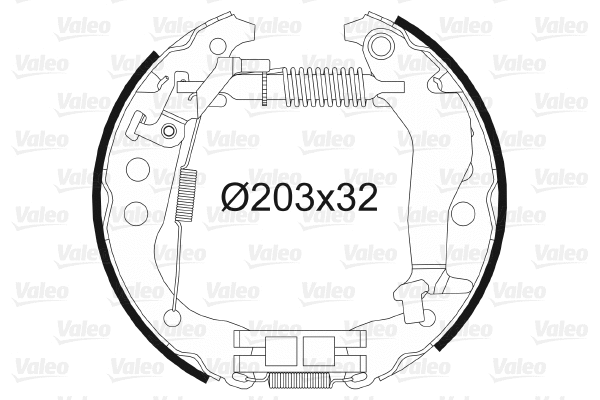 Brake Shoe Set (554864)