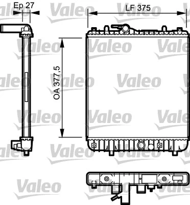 Radiator, engine cooling (734331)