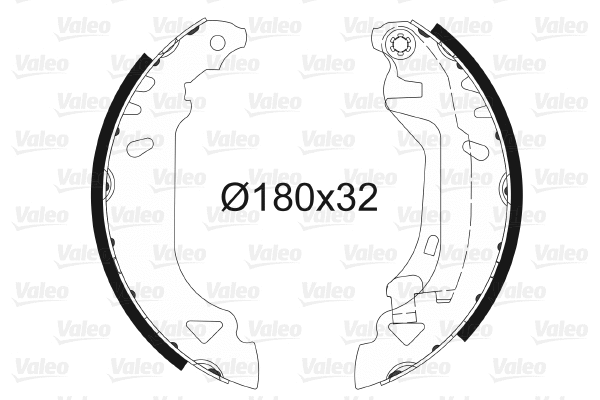 Brake Shoe Set (562061)