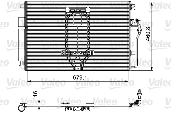 Condenser, air conditioning (812502)