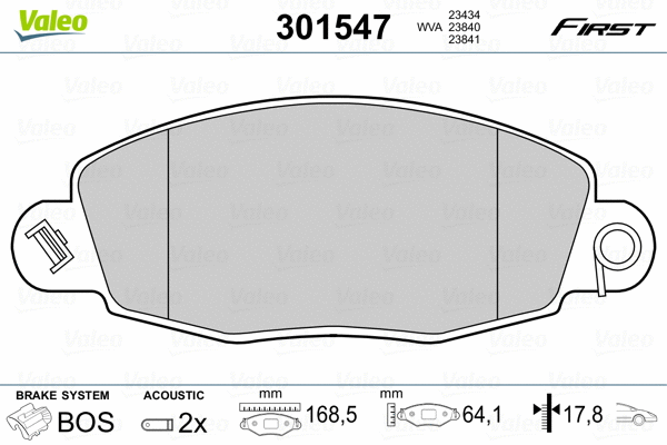 Brake Pad Set, disc brake