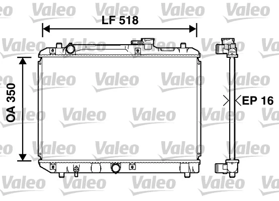 Radiator, engine cooling (732750)