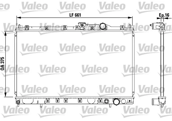 Radiator, engine cooling (732539)