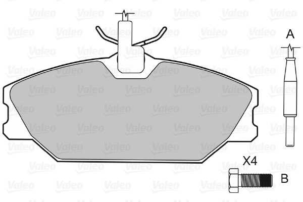 Brake Pad Set, disc brake (598473)
