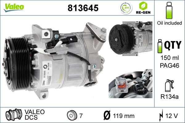 Compressor, air conditioning (813645)