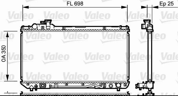 Radiator, engine cooling (734172)